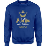King Pin Lanes - Forestville, OH - Vintage Bowling Alley - Unisex Sweatshirt