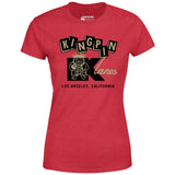Kingpin Lanes - Los Angeles, CA - Vintage Bowling Alley - Women's T-Shirt