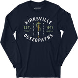 Kirksville Osteopaths - Missouri - Vintage Defunct Baseball Teams - Long Sleeve T-Shirt