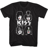 KISS Band Faces T-Shirt