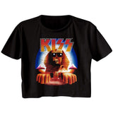 KISS H.I.T.S. Sphinx Womens Crop Tee
