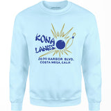 Kona Lanes v2 - Costa Mesa, CA - Vintage Bowling Alley - Unisex Sweatshirt