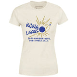 Kona Lanes v2 - Costa Mesa, CA - Vintage Bowling Alley - Women's T-Shirt
