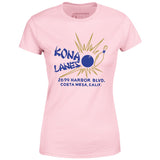 Kona Lanes v2 - Costa Mesa, CA - Vintage Bowling Alley - Women's T-Shirt