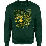 Kona Lanes v3 - Costa Mesa, CA - Vintage Bowling Alley - Unisex Sweatshirt