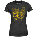 Kona Lanes v3 - Costa Mesa, CA - Vintage Bowling Alley - Women's T-Shirt