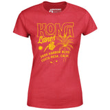 Kona Lanes v3 - Costa Mesa, CA - Vintage Bowling Alley - Women's T-Shirt