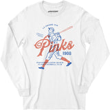 La Crosse Pinks - Wisconsin - Vintage Defunct Baseball Teams - Long Sleeve T-Shirt