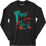 La Tijera Lanes - Los Angeles, CA - Vintage Bowling Alley - Long Sleeve T-Shirt