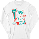 La Tijera Lanes - Los Angeles, CA - Vintage Bowling Alley - Long Sleeve T-Shirt