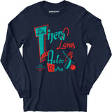 La Tijera Lanes - Los Angeles, CA - Vintage Bowling Alley - Long Sleeve T-Shirt
