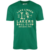 Lake Linden Lakers - Michigan - Vintage Defunct Baseball Teams - Unisex T-Shirt