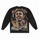 Lamine Yamal BarÃ§a Long Sleeved Tee Style001