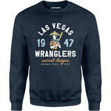 Las Vegas Wranglers - Nevada - Vintage Defunct Baseball Teams - Unisex Sweatshirt