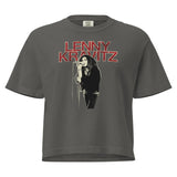 Lenny Kravitz On Stage Mineral Wash Womens Crop Tee