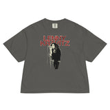 Lenny Kravitz On Stage Mineral Wash Womens Crop Tee