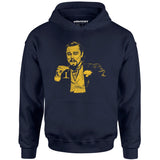 Leonardo DiCaprio Django Laughing Reaction Meme - Unisex Hoodie