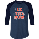Let it Snow - 3/4 Sleeve Raglan T-Shirt
