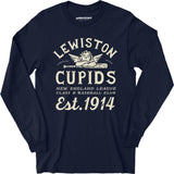 Lewiston Cupids - Maine - Vintage Defunct Baseball Teams - Long Sleeve T-Shirt
