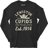 Lewiston Cupids - Maine - Vintage Defunct Baseball Teams - Long Sleeve T-Shirt