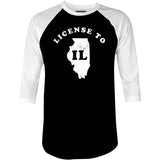 License to IL - 3/4 Sleeve Raglan T-Shirt