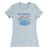 Internet Surf Club Funny Women's T-Shirt