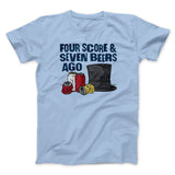Four Score And Seven Beers Ago Men/Unisex T-Shirt