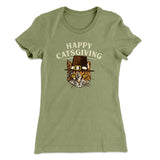 Happy Catsgiving Funny Thanksgiving Women's T-Shirt