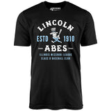 Lincoln Abes - Illinois - Vintage Defunct Baseball Teams - Unisex T-Shirt