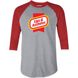 Lips & Assholes - 3/4 Sleeve Raglan T-Shirt