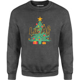 Lit AF Christmas Tree - Unisex Sweatshirt