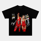 LIV MORGAN & RAQUEL TEE 5.8