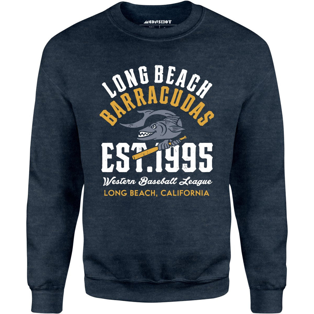 Long Beach Barracudas - California - Vintage Defunct Baseball Teams - Unisex Sweatshirt