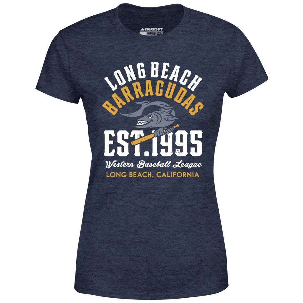 Long Beach Barracudas - California - Vintage Defunct Baseball Teams - Women's T-Shirt