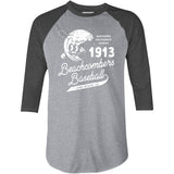 Long Beach Beachcombers - California - Vintage Defunct Baseball Teams - 3/4 Sleeve Raglan T-Shirt
