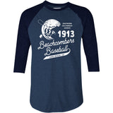 Long Beach Beachcombers - California - Vintage Defunct Baseball Teams - 3/4 Sleeve Raglan T-Shirt