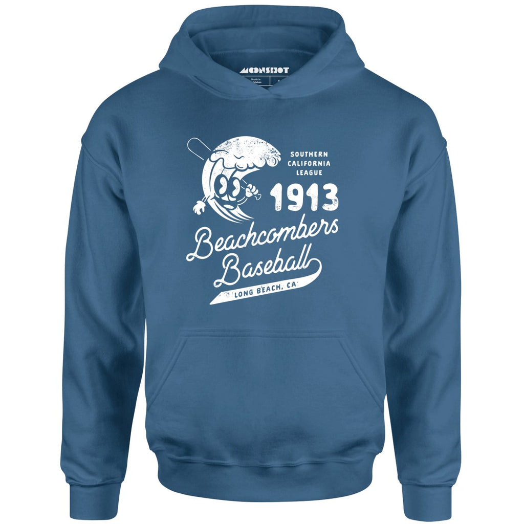 Long Beach Beachcombers - California - Vintage Defunct Baseball Teams - Unisex Hoodie