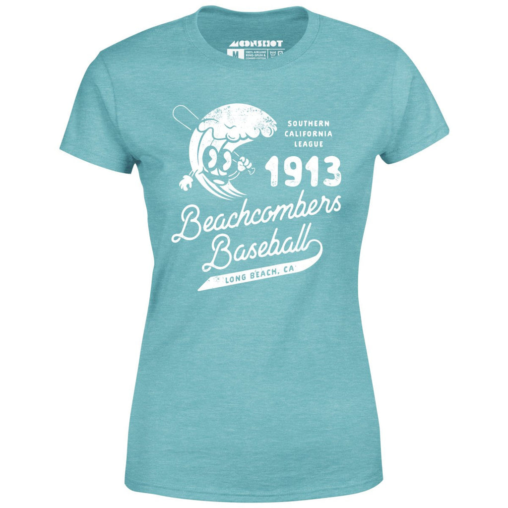 Long Beach Beachcombers - California - Vintage Defunct Baseball Teams - Women's T-Shirt