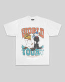 Looney World White Tee