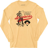 Los Angeles Angelenos - California - Vintage Defunct Baseball Teams - Long Sleeve T-Shirt