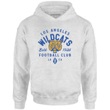 Los Angeles Wildcats - California - Vintage Defunct Football Teams - Unisex Hoodie