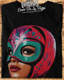 Luchadora Watercolor Chingona Every Damn Day T-Shirt