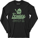 Lufkin Foresters - Texas - Vintage Defunct Baseball Teams - Long Sleeve T-Shirt