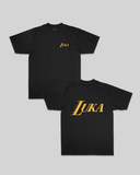Luka Logo Black Tee