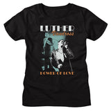 Luther Vandross - Singing On Stage Womens T-Shirt