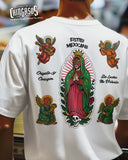 Luchadores Y  Virgen Mexicano Style Tee ( Fron & Back )