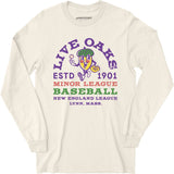 Lynn Live Oaks - Massachusetts - Vintage Defunct Baseball Teams - Long Sleeve T-Shirt