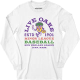Lynn Live Oaks - Massachusetts - Vintage Defunct Baseball Teams - Long Sleeve T-Shirt