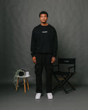 Lyrics Matter Black Crewneck Sweatshirt