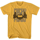 Macho Man Beard Words Boyfriend Tee